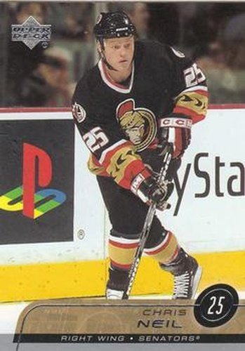 #370 Chris Neil - Ottawa Senators - 2002-03 Upper Deck Hockey