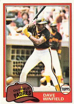 #370 Dave Winfield - San Diego Padres - 1981 Topps Baseball
