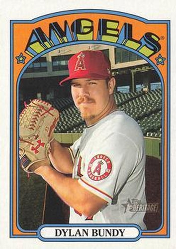 #370 Dylan Bundy - Los Angeles Angels - 2021 Topps Heritage Baseball
