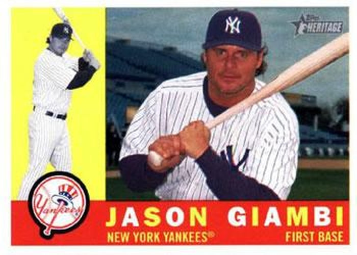 #370 Jason Giambi - New York Yankees - 2009 Topps Heritage Baseball