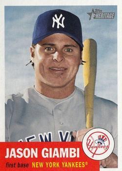 #370 Jason Giambi - New York Yankees - 2002 Topps Heritage Baseball