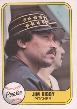 #370 Jim Bibby - Pittsburgh Pirates - 1981 Fleer Baseball