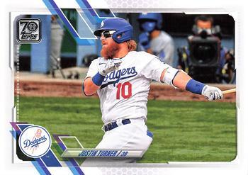 #370 Justin Turner - Los Angeles Dodgers - 2021 Topps Baseball