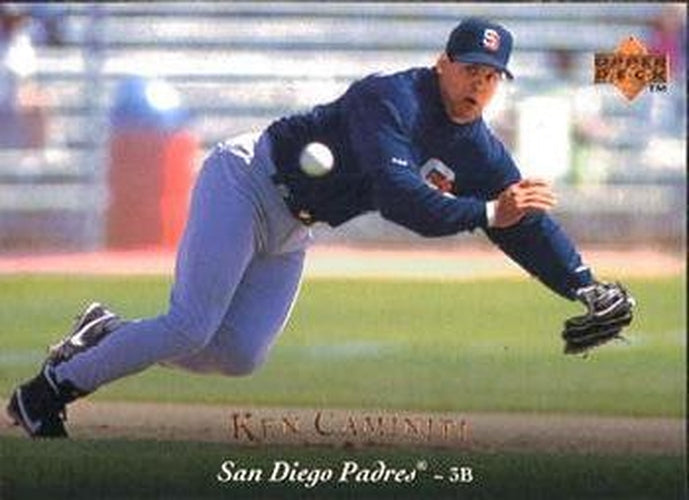 #370 Ken Caminiti - San Diego Padres - 1995 Upper Deck Baseball