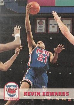 #370 Kevin Edwards - New Jersey Nets - 1993-94 Hoops Basketball
