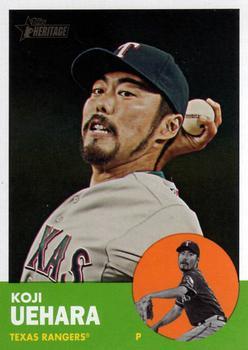 #370 Koji Uehara - Texas Rangers - 2012 Topps Heritage Baseball