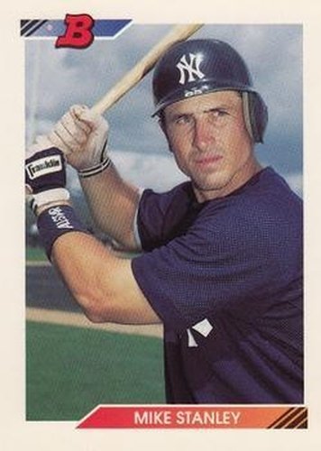 #370 Mike Stanley - New York Yankees - 1992 Bowman Baseball