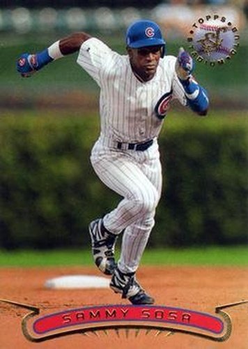 #370 Sammy Sosa - Chicago Cubs - 1996 Stadium Club Baseball