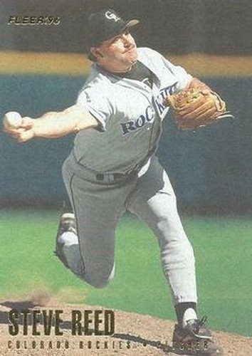 #370 Steve Reed - Colorado Rockies - 1996 Fleer Baseball