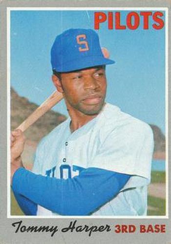 #370 Tommy Harper - Seattle Pilots - 1970 Topps Baseball