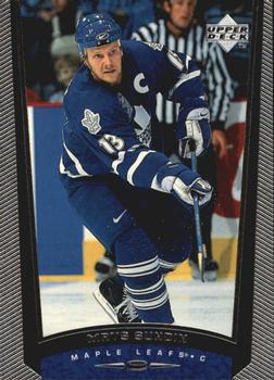 #370 Mats Sundin - Toronto Maple Leafs - 1998-99 Upper Deck Hockey