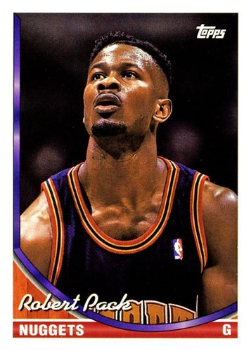 #370 Robert Pack - Denver Nuggets - 1993-94 Topps Basketball