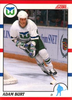 #370 Adam Burt - Hartford Whalers - 1990-91 Score Canadian Hockey