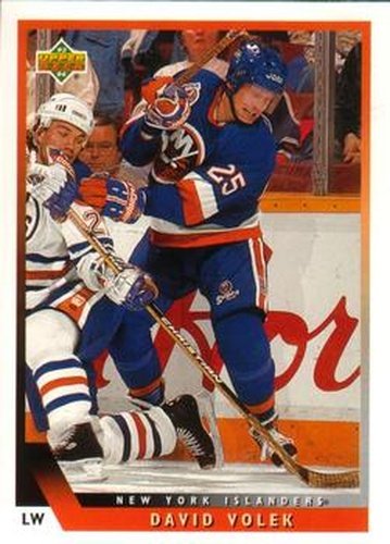 #370 David Volek - New York Islanders - 1993-94 Upper Deck Hockey