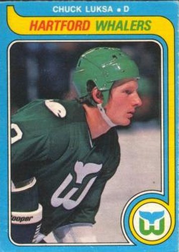 #370 Chuck Luksa - Hartford Whalers - 1979-80 O-Pee-Chee Hockey