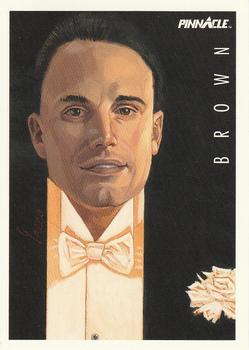 #370 Keith Brown - Chicago Blackhawks - 1991-92 Pinnacle Hockey