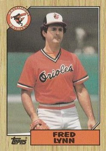 #370 Fred Lynn - Baltimore Orioles - 1987 Topps Baseball