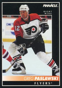 #370 Greg Paslawski - Philadelphia Flyers - 1992-93 Pinnacle Canadian Hockey