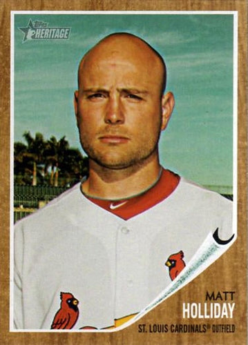 #370 Matt Holliday - St. Louis Cardinals - 2011 Topps Heritage Baseball
