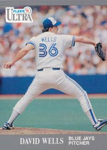 #370 David Wells - Toronto Blue Jays - 1991 Ultra Baseball