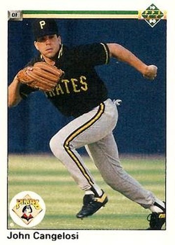 #370 John Cangelosi - Pittsburgh Pirates - 1990 Upper Deck Baseball