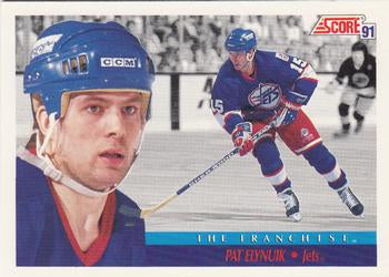 #371 Pat Elynuik - Winnipeg Jets - 1991-92 Score Canadian Hockey