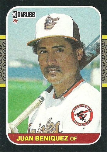 #371 Juan Beniquez - Baltimore Orioles - 1987 Donruss Baseball