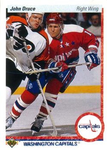 #371 John Druce - Washington Capitals - 1990-91 Upper Deck Hockey