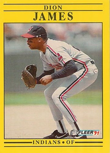 #371 Dion James - Cleveland Indians - 1991 Fleer Baseball