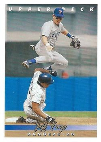 #371 Jeff Frye - Texas Rangers - 1993 Upper Deck Baseball