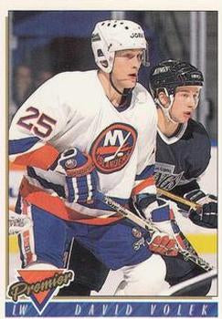 #371 David Volek - New York Islanders - 1993-94 Topps Premier Hockey