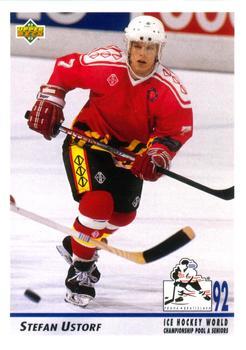 #371 Stefan Ustorf - Germany - 1992-93 Upper Deck Hockey