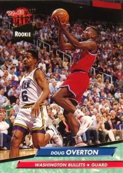 #371 Doug Overton - Washington Bullets - 1992-93 Ultra Basketball