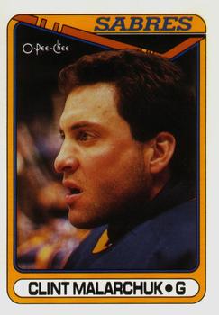 #371 Clint Malarchuk - Buffalo Sabres - 1990-91 O-Pee-Chee Hockey