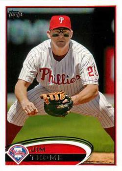 #371 Jim Thome - Philadelphia Phillies - 2012 Topps Baseball