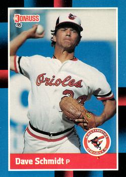 #371 Dave Schmidt - Baltimore Orioles - 1988 Donruss Baseball