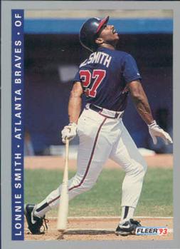 #371 Lonnie Smith - Atlanta Braves - 1993 Fleer Baseball