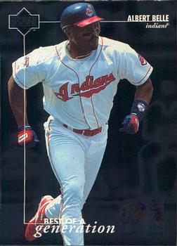 #371 Albert Belle - Cleveland Indians - 1996 Upper Deck Baseball
