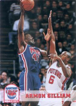 #371 Armon Gilliam - New Jersey Nets - 1993-94 Hoops Basketball
