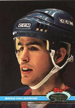 #371 Brad Dalgarno - New York Islanders - 1991-92 Stadium Club Hockey