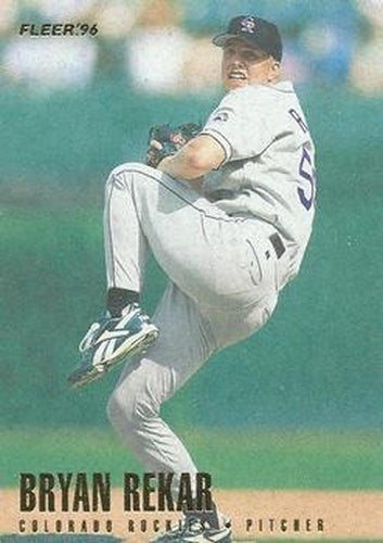 #371 Bryan Rekar - Colorado Rockies - 1996 Fleer Baseball