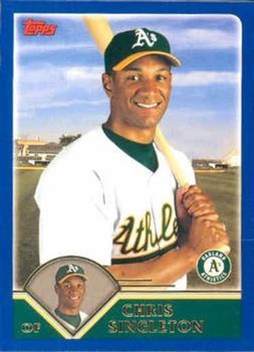 #371 Chris Singleton - Oakland Athletics - 2003 Topps Baseball
