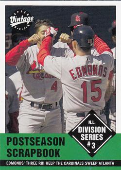 #371 Jim Edmonds - St. Louis Cardinals - 2001 Upper Deck Vintage Baseball