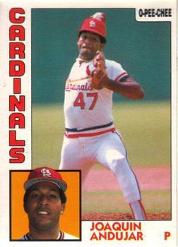 #371 Joaquin Andujar - St. Louis Cardinals - 1984 O-Pee-Chee Baseball