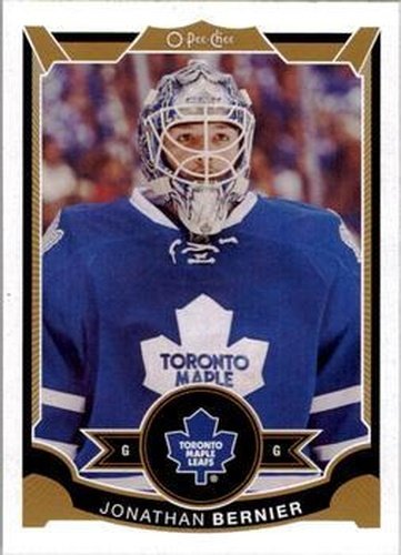 #371 Jonathan Bernier - Toronto Maple Leafs - 2015-16 O-Pee-Chee Hockey