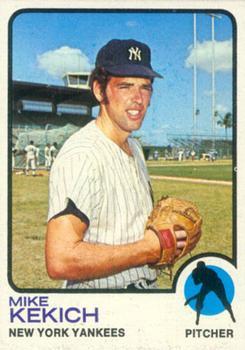 #371 Mike Kekich - New York Yankees - 1973 Topps Baseball