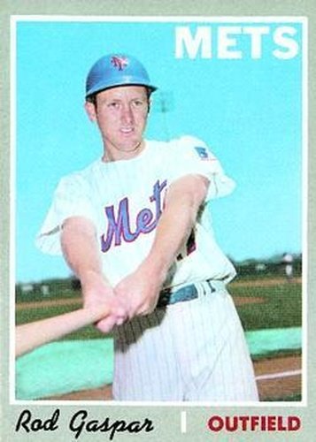 #371 Rod Gaspar - New York Mets - 1970 Topps Baseball