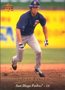 #371 Steve Finley - San Diego Padres - 1995 Upper Deck Baseball