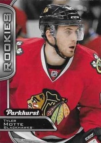 #371 Tyler Motte - Chicago Blackhawks - 2016-17 Parkhurst - Red Hockey