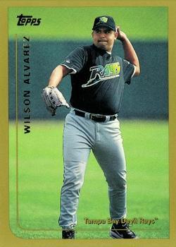 #371 Wilson Alvarez - Tampa Bay Devil Rays - 1999 Topps Baseball